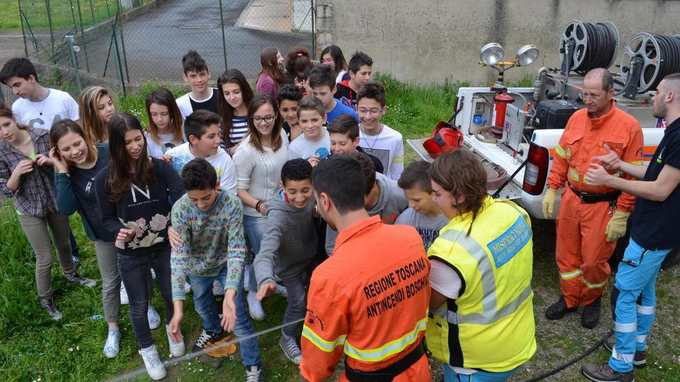 Protezione civile, lezioni al Sacchetti con la Misericordia