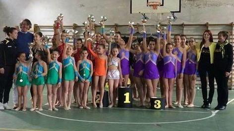 Ginnaste della My Rhythm ai tricolori di Bolsena