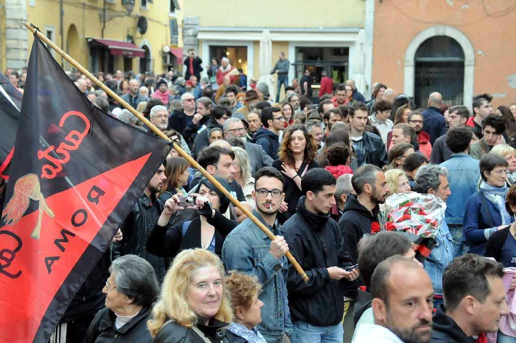 Il corteo anarchico
