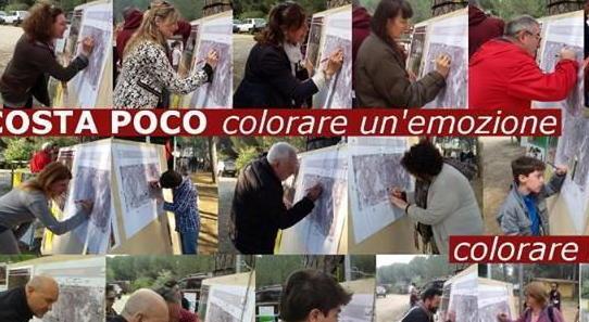 Alla Sagra del carciofo il mosaico di Vignale dipinto dagli amici 