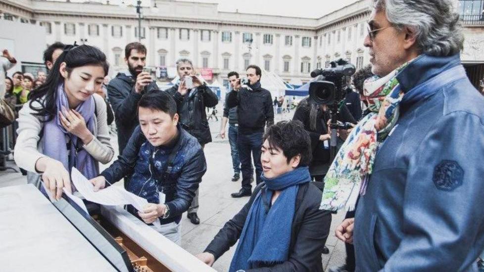 Pianoforte in statuario con Bocelli all’Expo