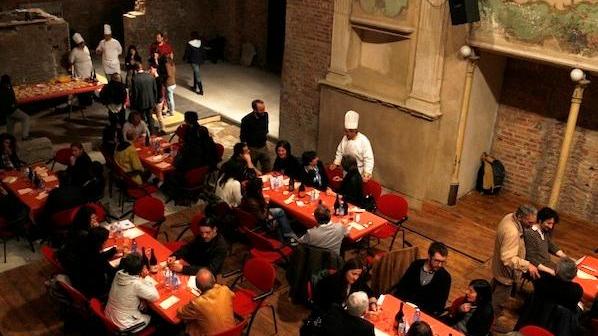 A cena nel Teatro Sociale