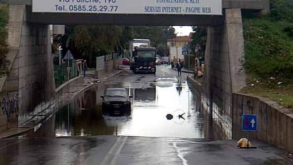 Il sottopasso di Via Marina Vecchia