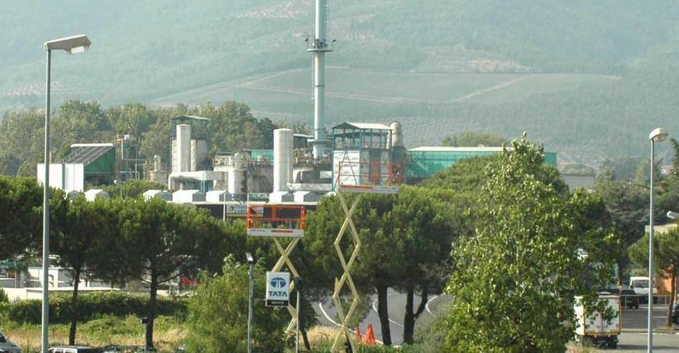 L'impianto termovalorizzatore di Montale (foto Lorenzo Gori)