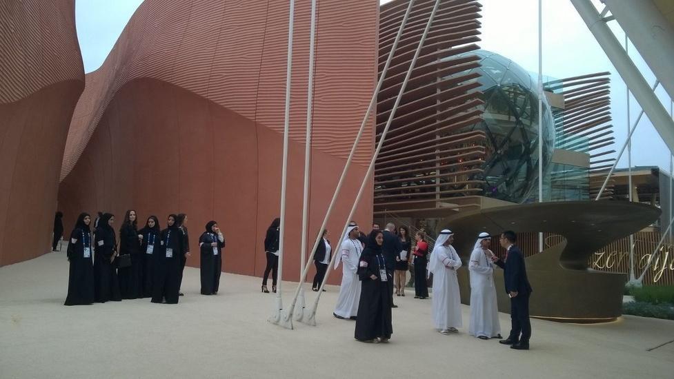 Expo, gli arabi in visita al padiglione griffato Tecton