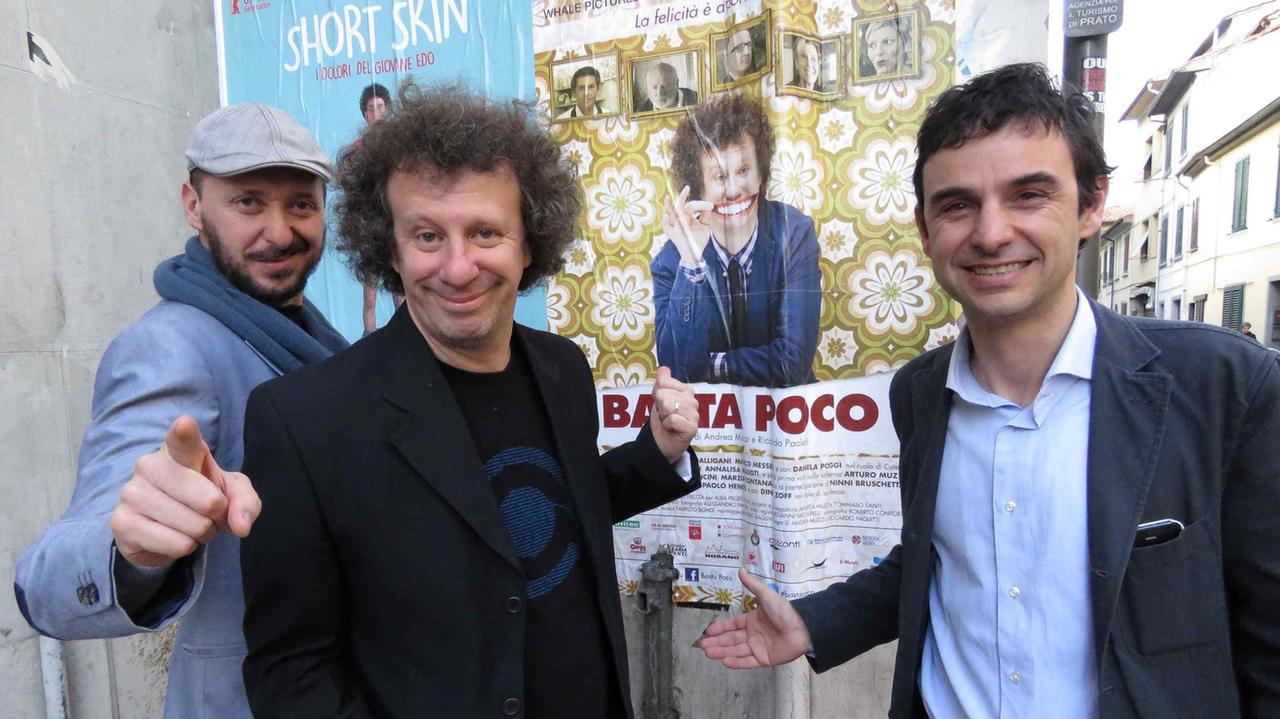 Da sinistra Massimiliano Galligani, Andrea Muzzi e Tommaso Santi (foto Batavia)