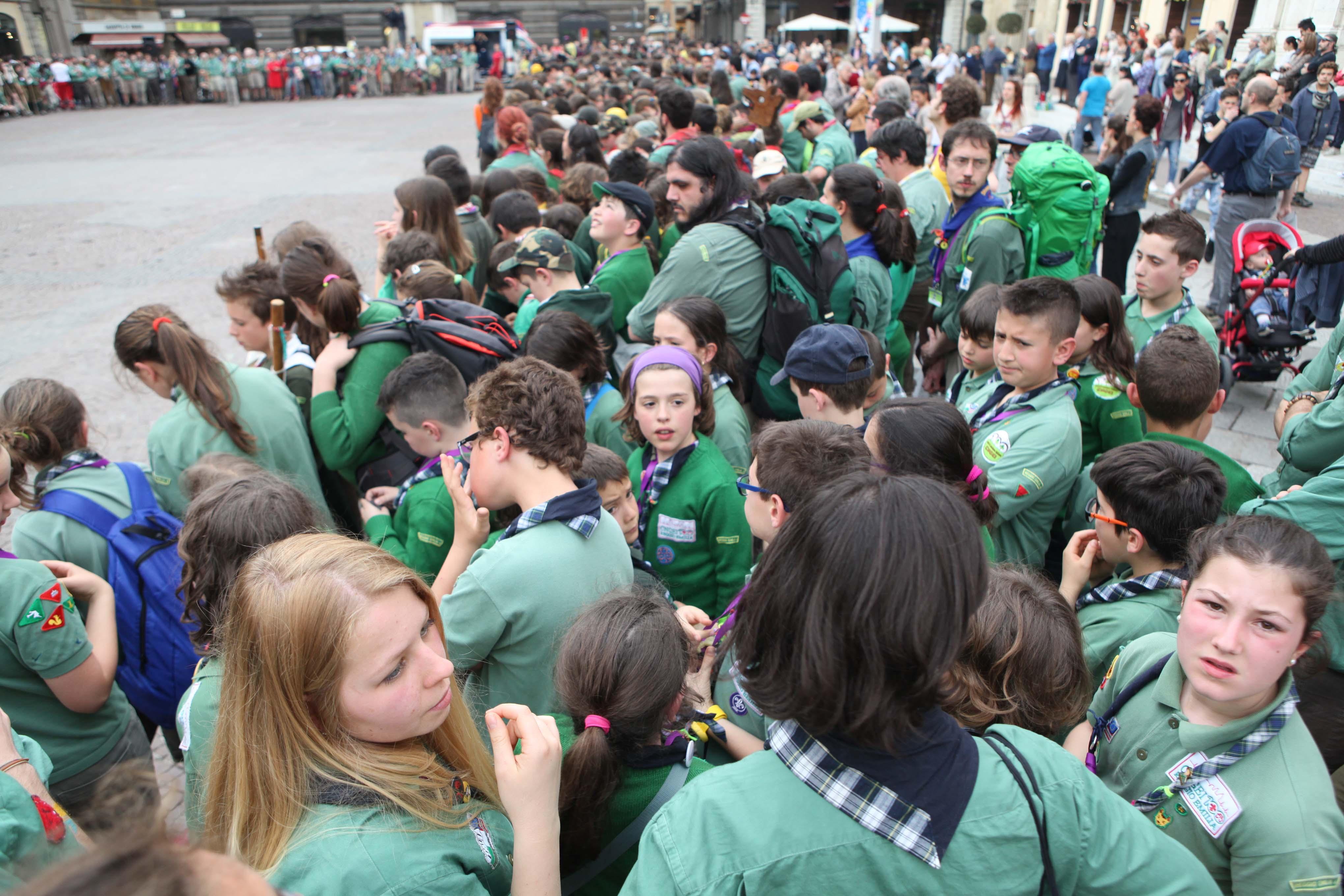 Mille scout in città per i cent'anni del Cervo