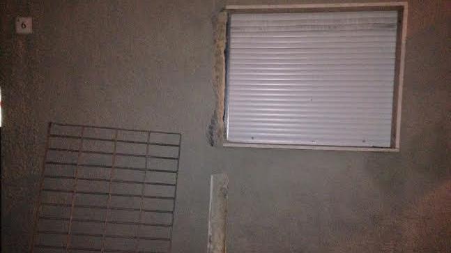 L'ingresso smurato del circolo Arci La Cigna