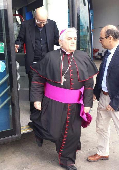 L’arcivescovo in visita all’Arst 