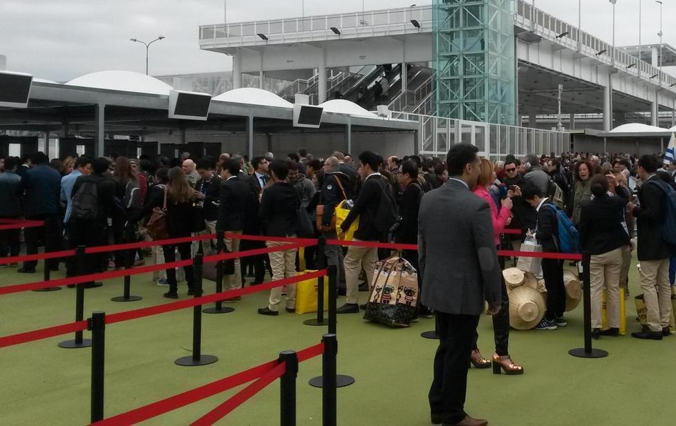Mille uomini a protezione della mostra 