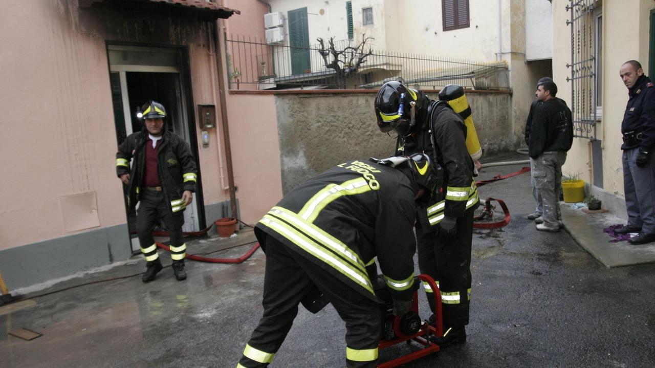 L'incendio del novembre 2011 in via da Filicaia