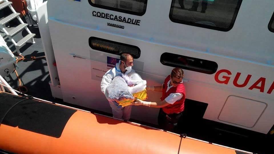 La piccola Marina Francesca (foto dalla pagina Facebook Cisom)