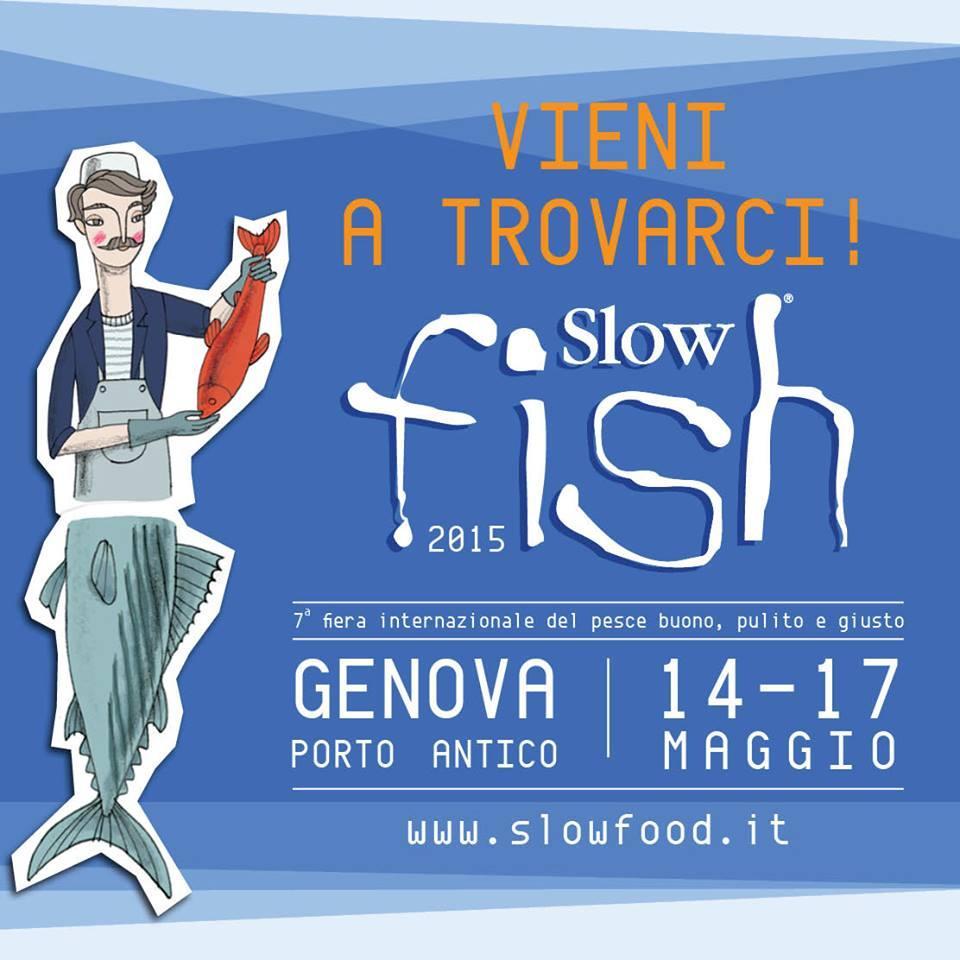 La locandina della fiera internazionale Slow fish