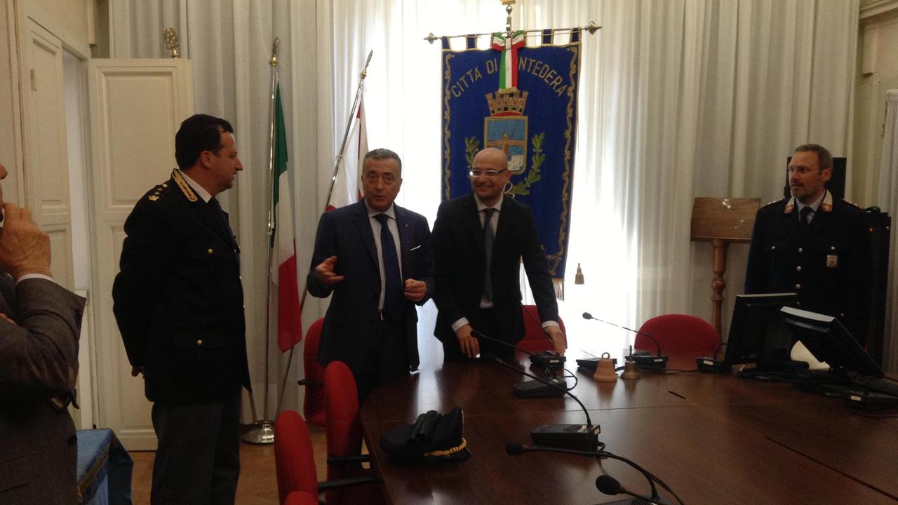 L'incontro del nuovo questore con il sindaco di Pontedera