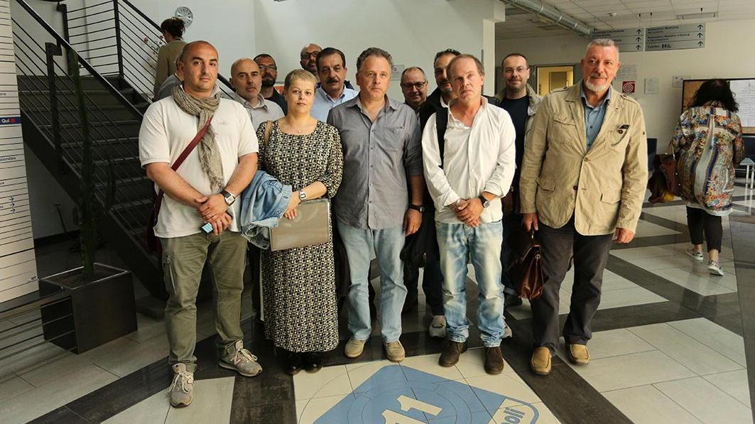 I rappresentanti sindacali all'Asl 11