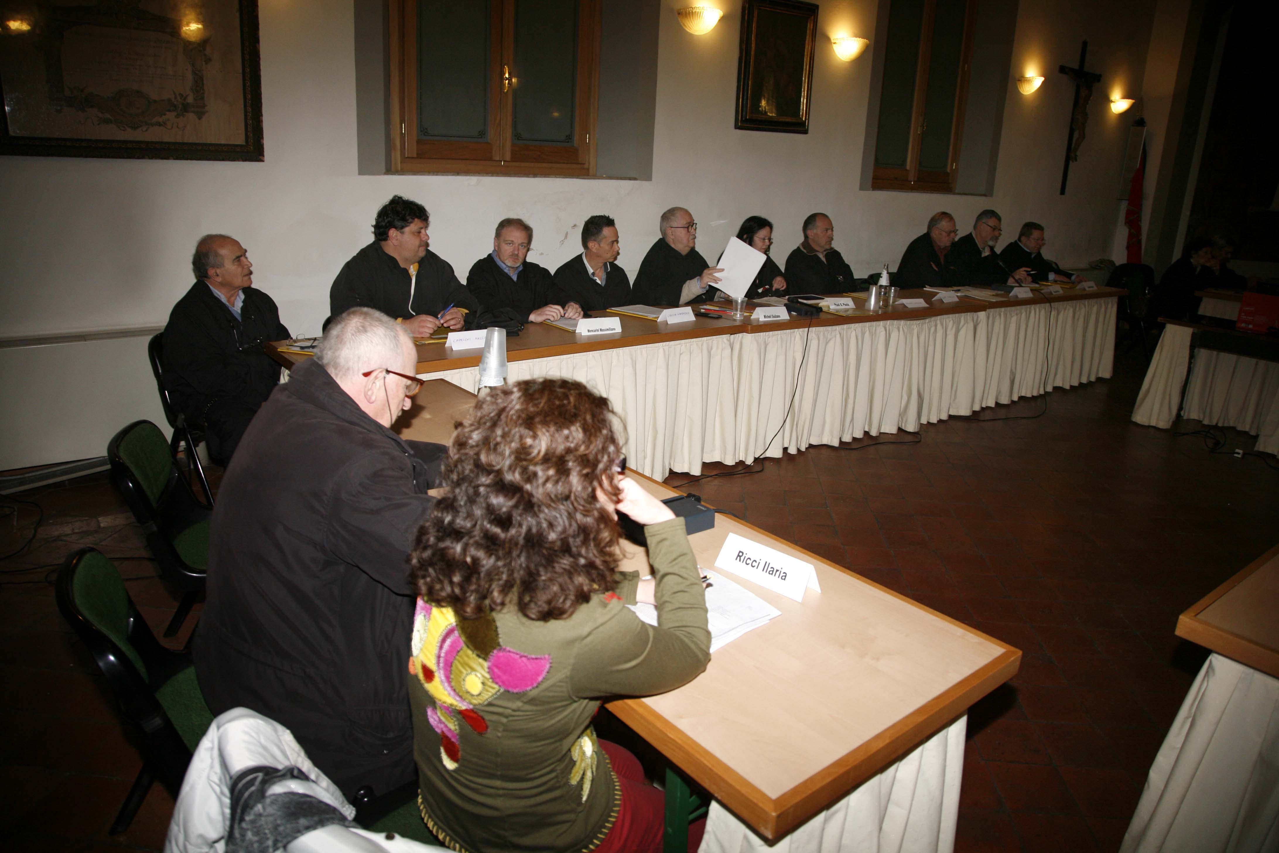 Il consiglio direttivo della Misericordia di Viareggio