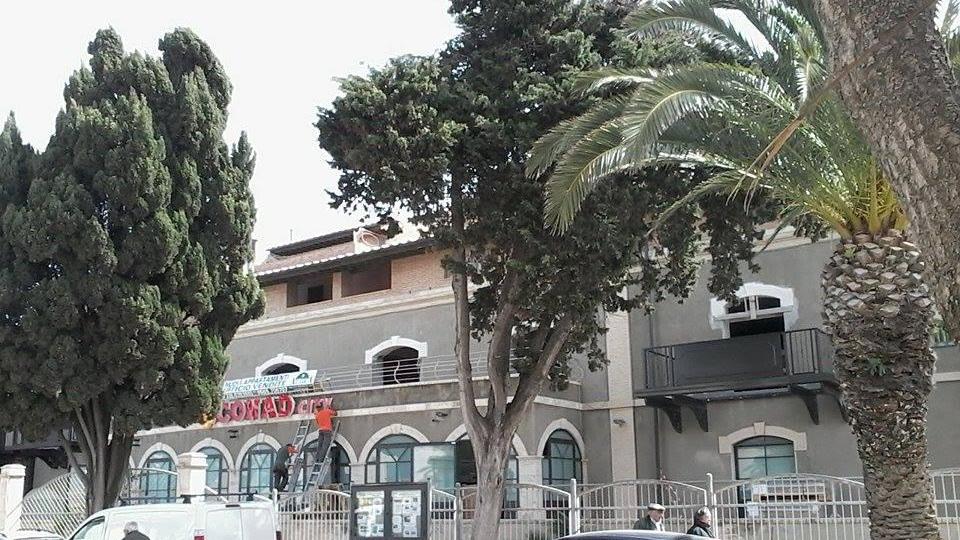 I lavori per l’installazione Conad City a San Vincenzo