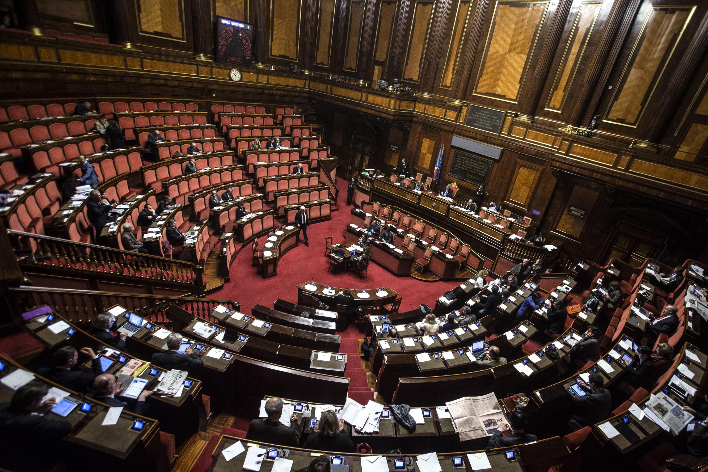 L'aula del Senato