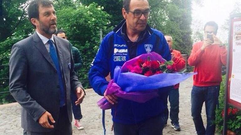 Gli azzurri a Superga «Gesto doveroso»