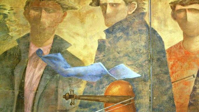 Talani, l’affresco Partenze all’Expo 2015