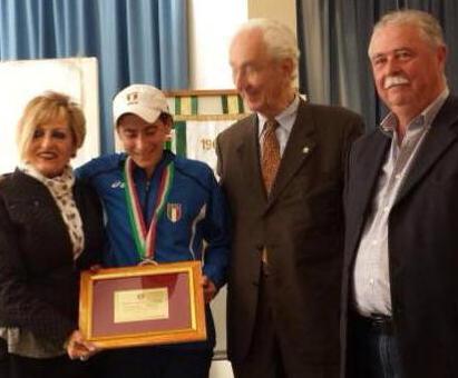 Artuso premiata dai Veterani