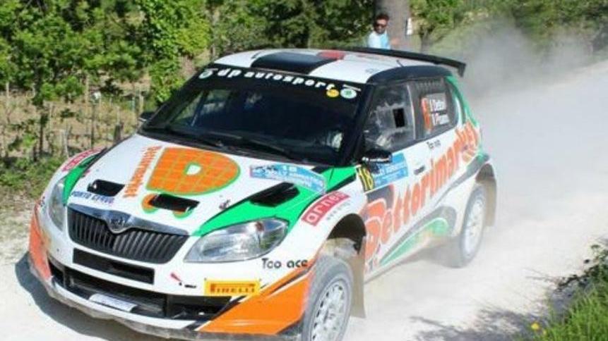 Giuseppe Dettori sul podio al Rally dell’Adriatico