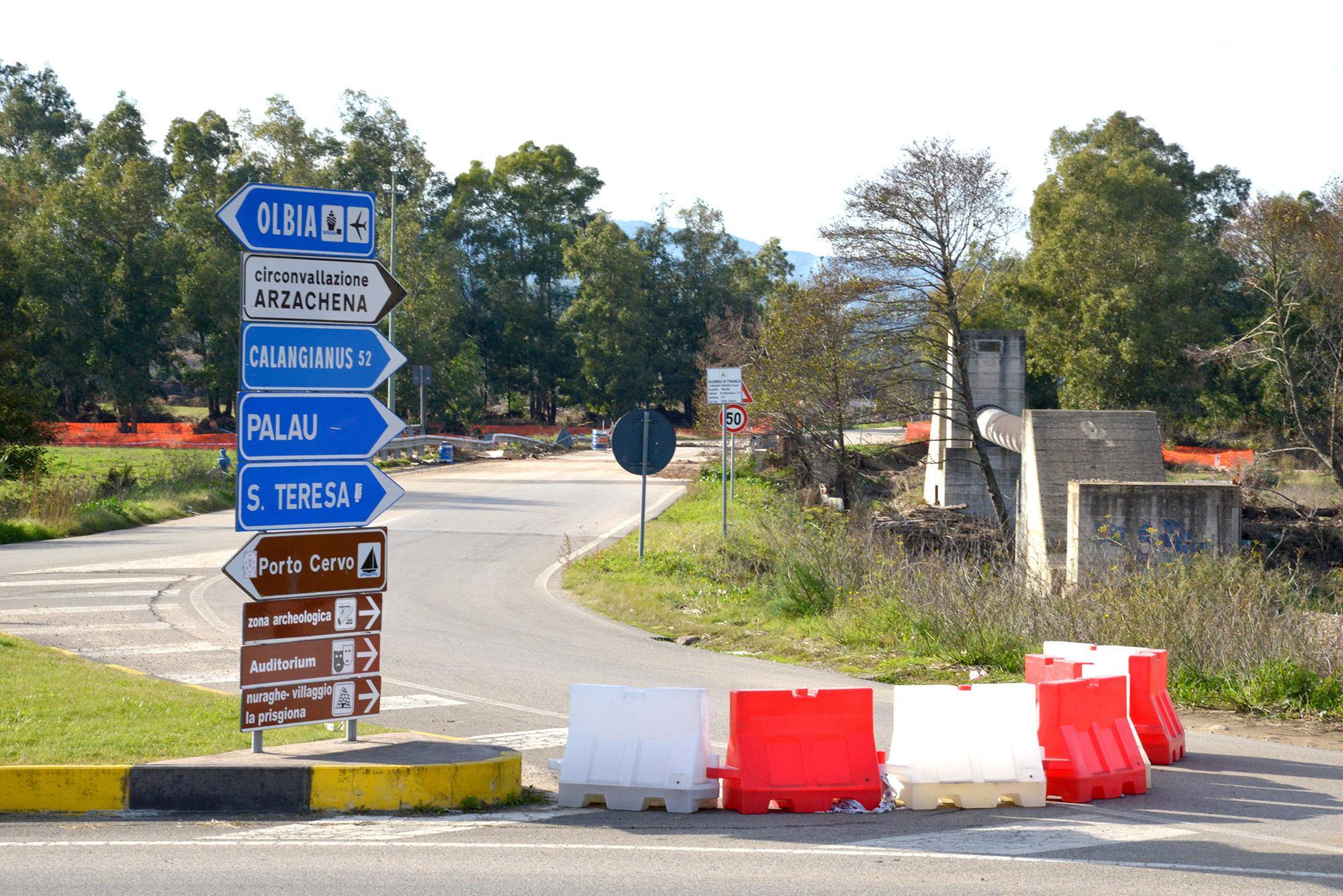 La circonvallazione di Arzachena