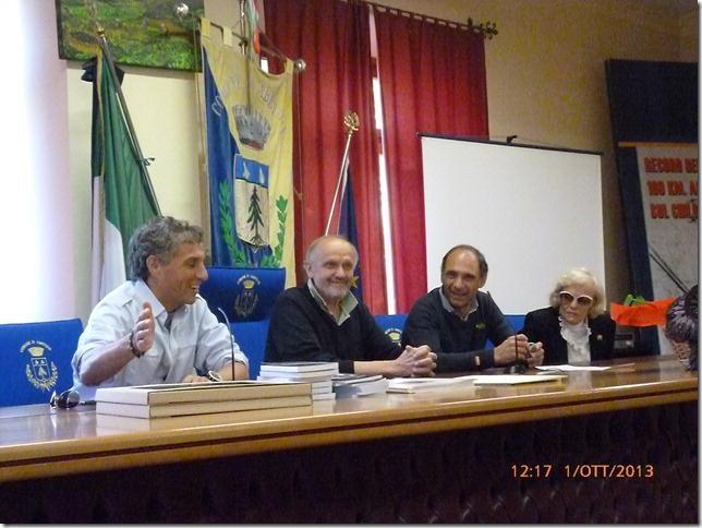 Da sinistra Steven Skadron, Giampiero Danti, Rolando Galli e Celina Seghi