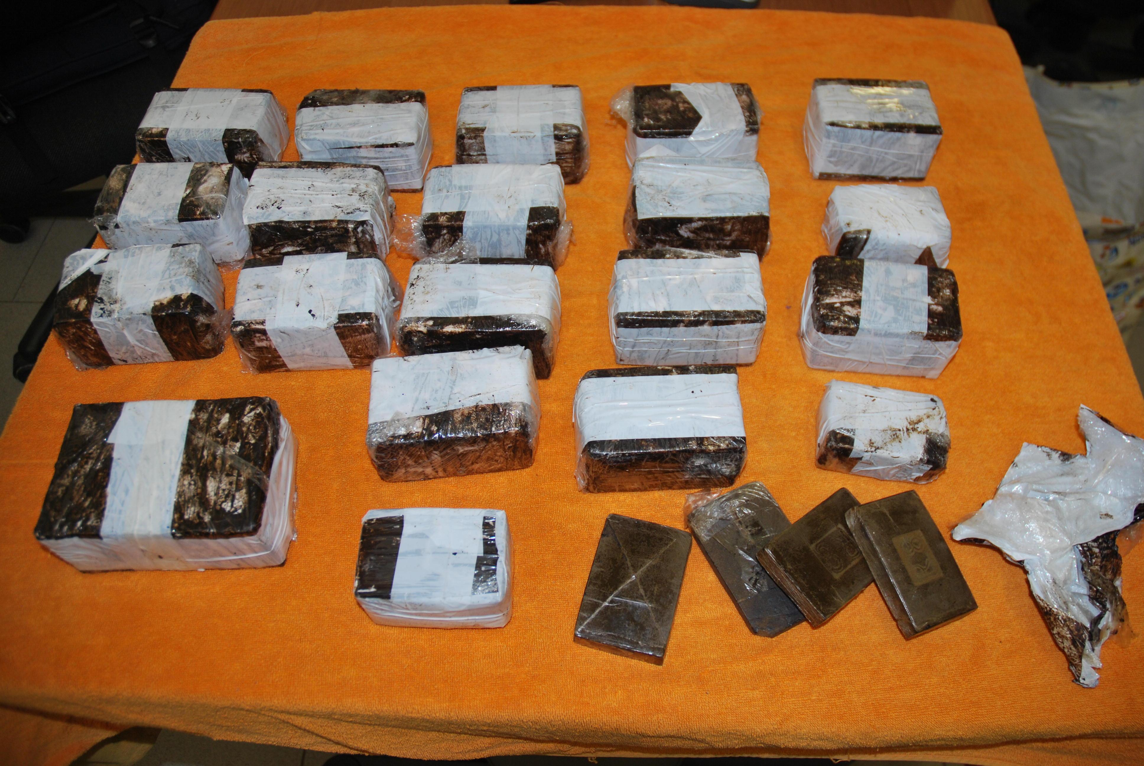La droga sequestrata