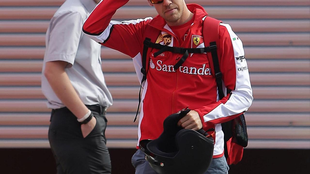 Vettel in Spagna