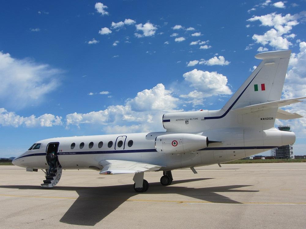 Un Falcon dell'Aeronautica Militare