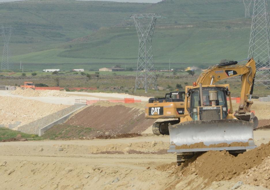 Un cantiere della nuova Sassari-Olbia