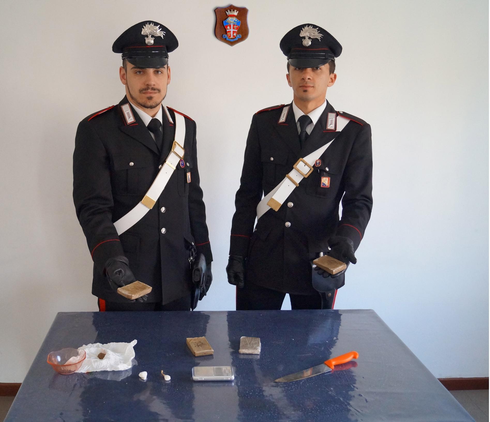 La droga sequestrata