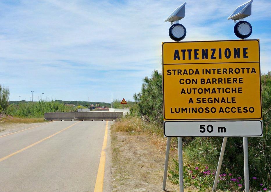 Prove di riapertura della litoranea