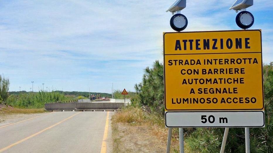 Prove di riapertura della litoranea