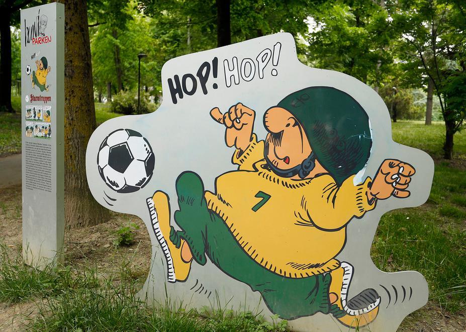 Bonviparken, salvi i fumetti nel verde