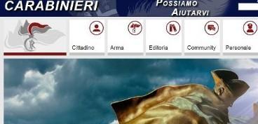 Il sito dell’Arma è tutto rinnovato 