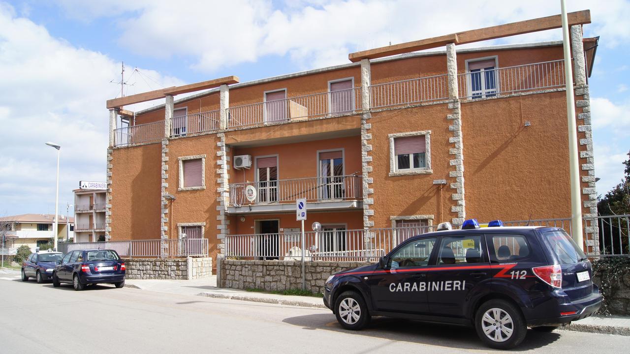 La caserma dei carabinieri di Tempio