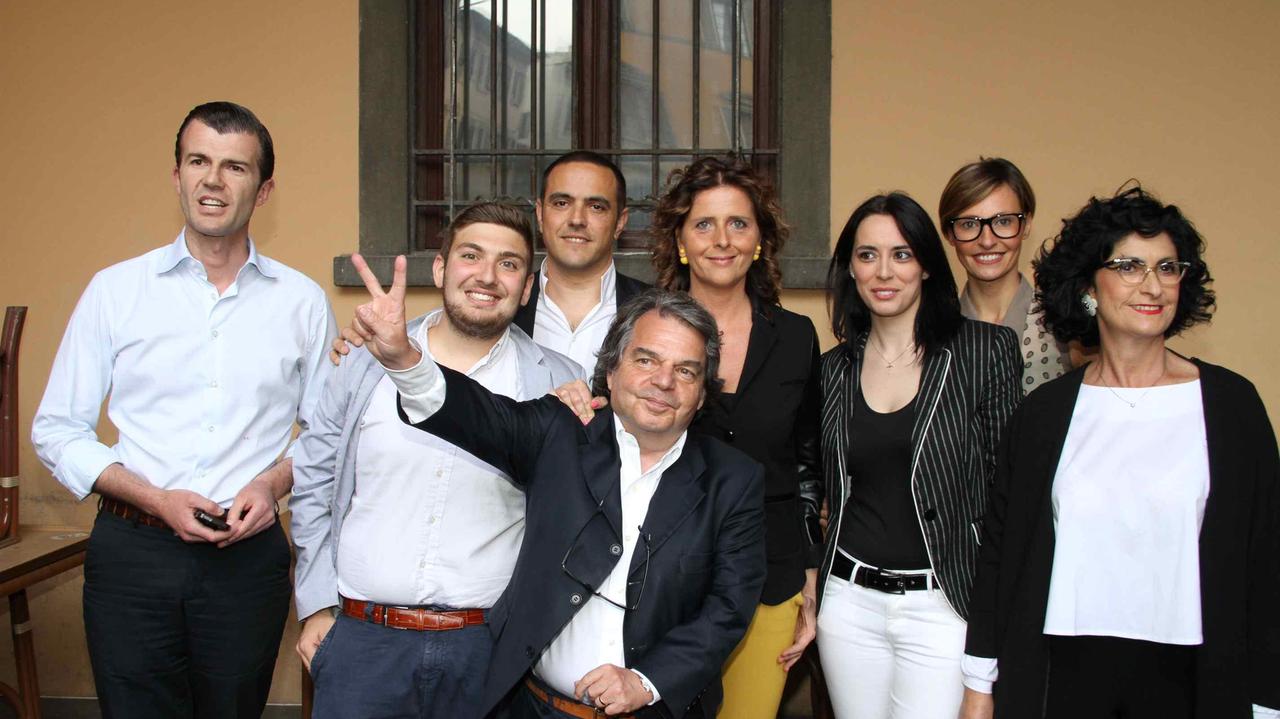Brunetta con Silli, Pieri e i candidati al consiglio regionale