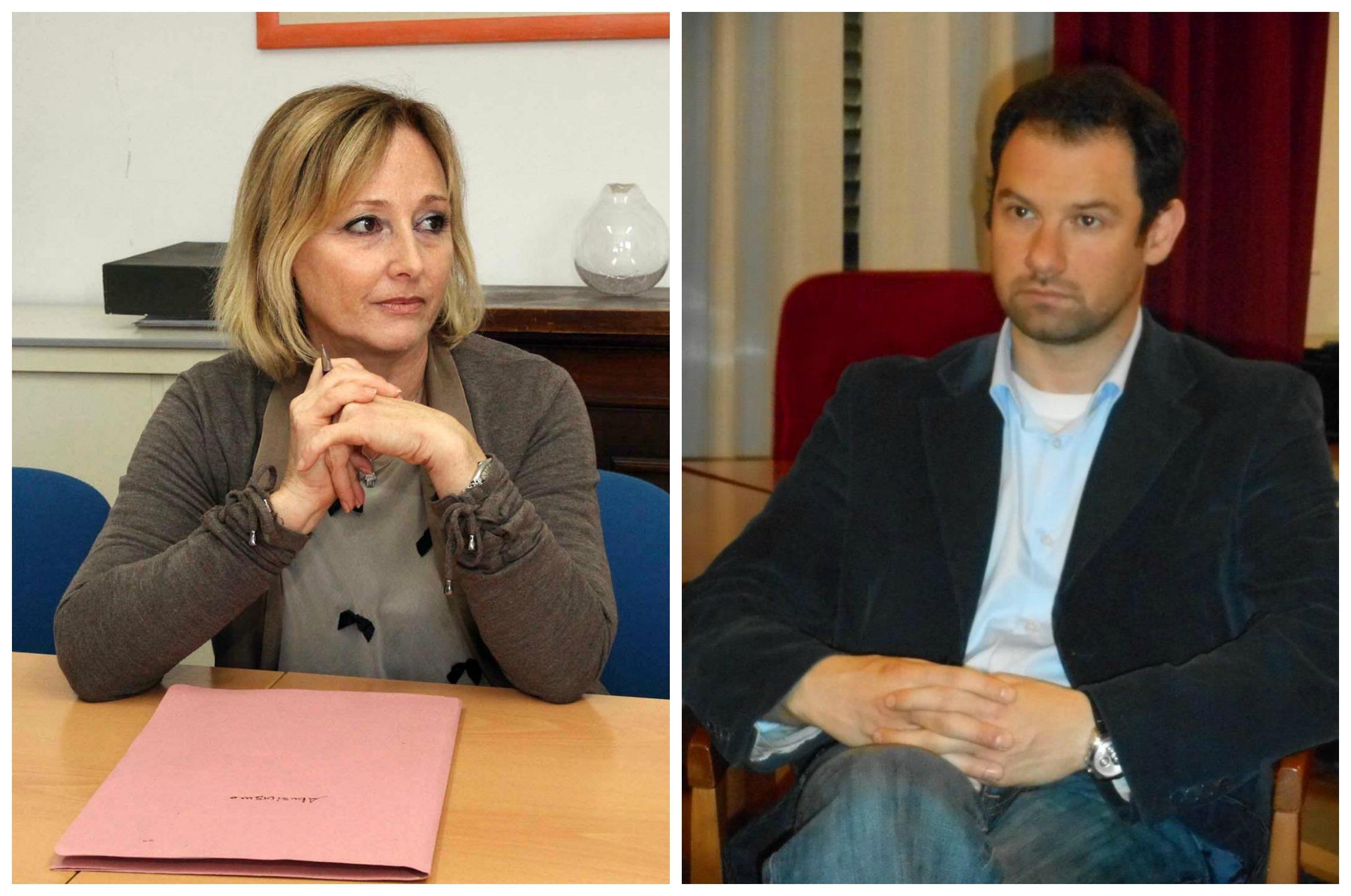 Alba Di Marino (Cna) e il sindaco di Castelfiorentino Alessio Falorni