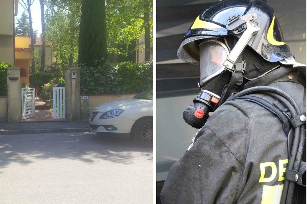 Incendio nella casa spento dai vicini