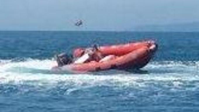Il giorno prima sub “disarcionato” dal gommone