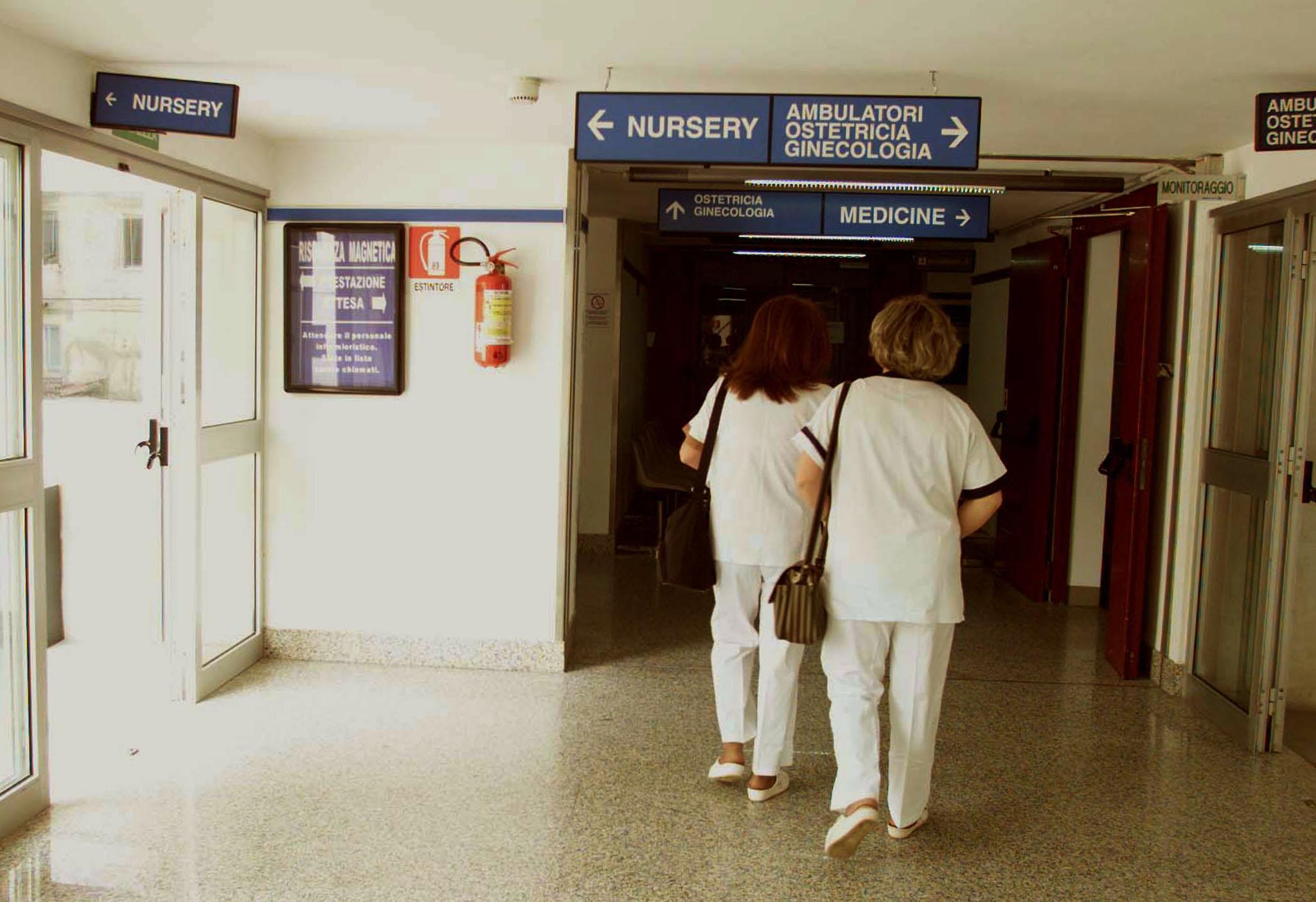 Il reparto di Ostetricia (archivio)