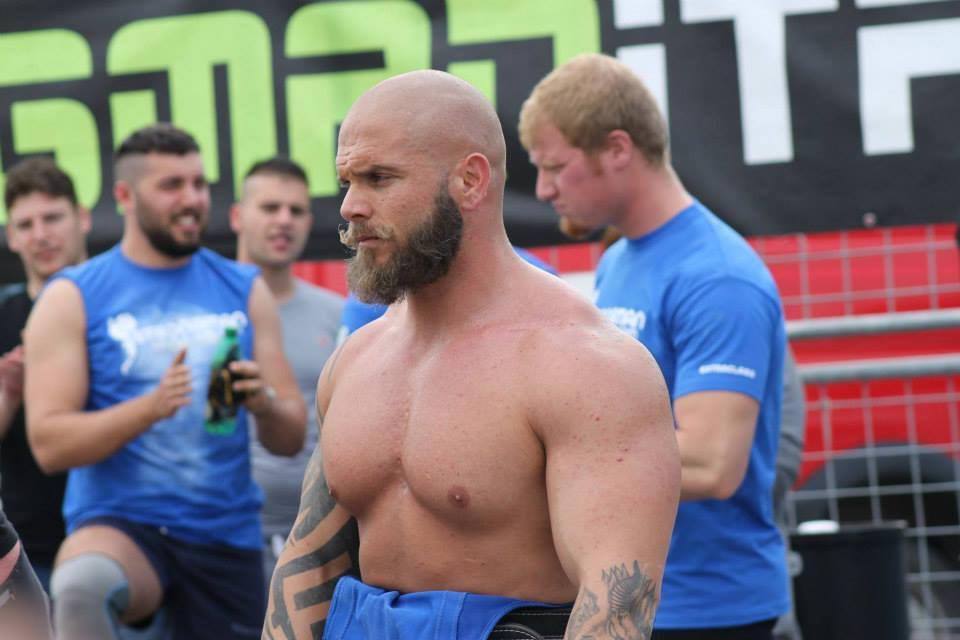 Francesco Gioia nel corso della gara di Strongman dello scorso 2 maggio 