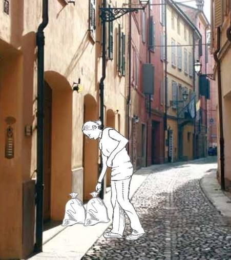Da domani in centro sacchetti in strada per la raccolta carta 