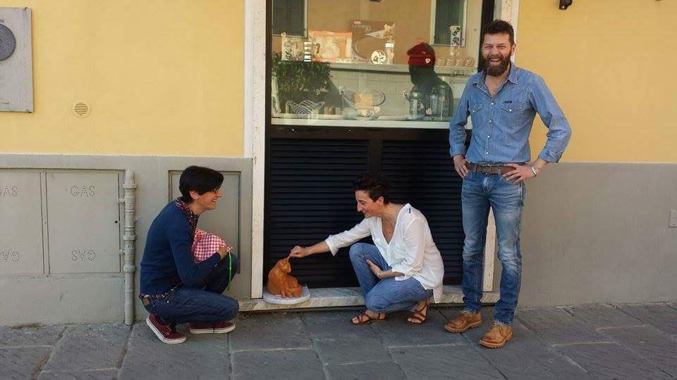 La statua di Garfield