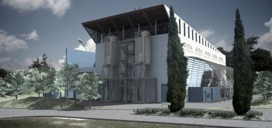 Il rendering del nuovo termovalorizzatiore Gida 