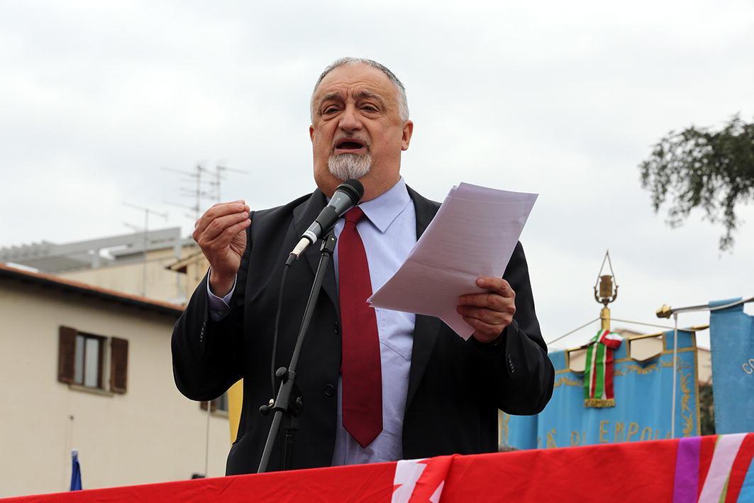 Il segretario della Cgil di Empoli Rossano Rossi