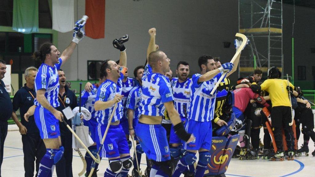La gioia dei giocatori del Maremma Promotion dopo la vittoria