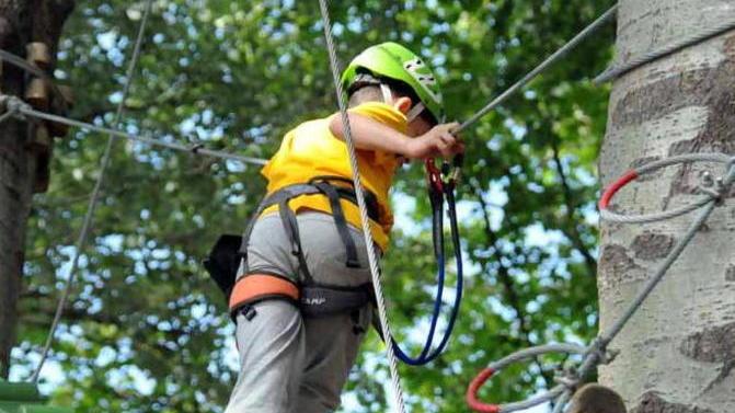 Arrampicate in quota e reti tra gli alberi: è Apuan Adventure